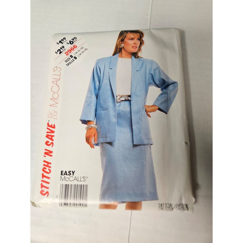 McCalls Vintage Uncut‎ Sewing Pattern